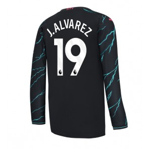 Manchester City Julian Alvarez #19 Replica Third Stadium Shirt 2023-24 Long Sleeve
